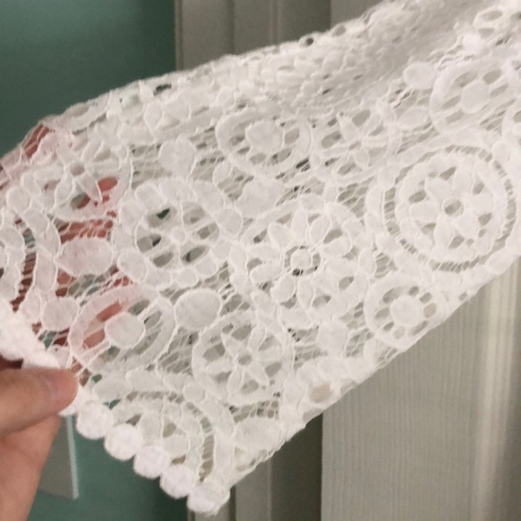 White Lace Lilly Pulitzer Shift Dress - Picture 4 of 5